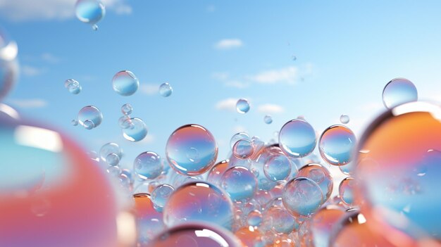 soap bubbles