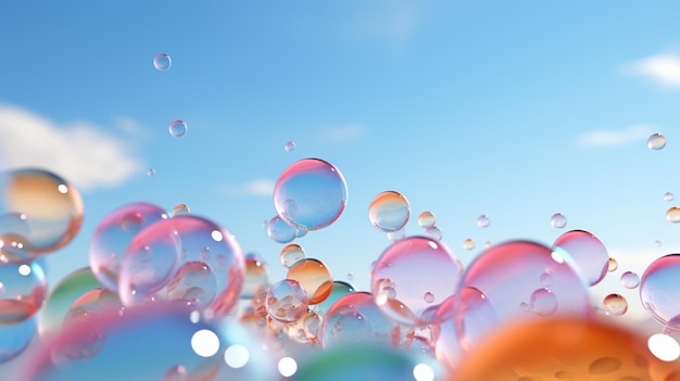 soap bubbles