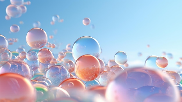 Photo soap bubbles