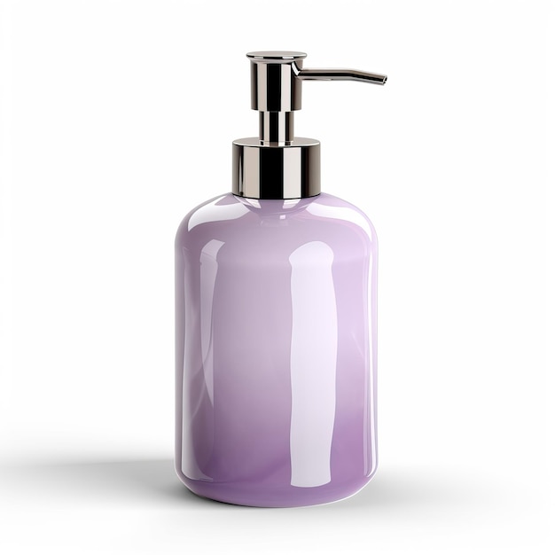 soap dispenser Isolated on white background Generative Ai