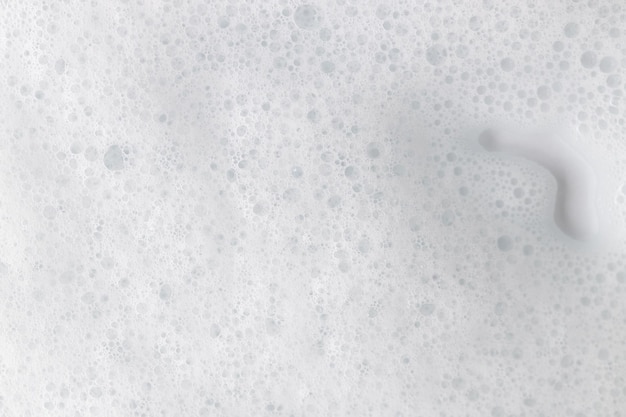 Photo soap foam and bubbles on transparent background