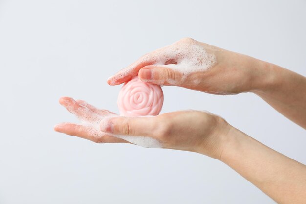 Soap spa schoonheidsprocedures en huidverzorgingsconcept