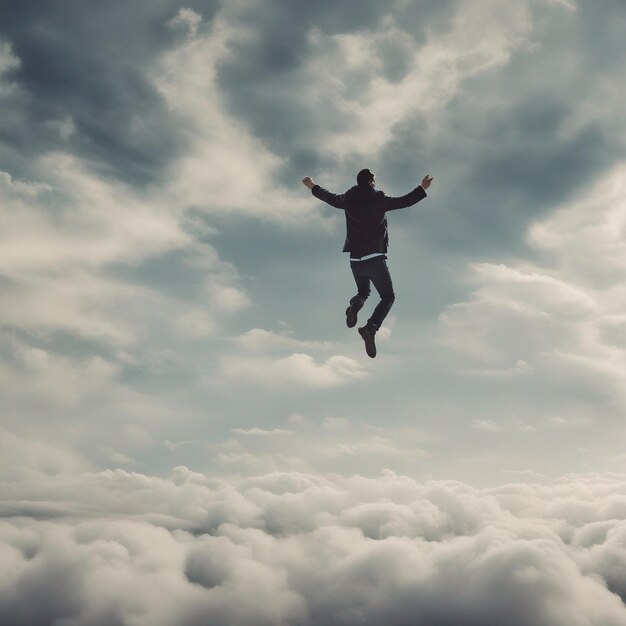 Foto il gentiluomo in volo