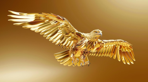 Foto sopra il mondo, questa maestosa aquila dorata è un simbolo di forza, coraggio e libertà.