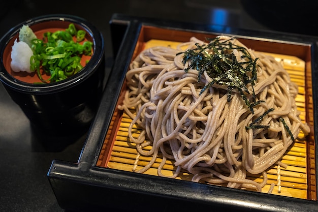 Foto soba noedels - japanse keukenstijl