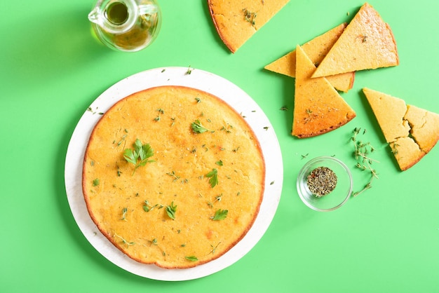 Socca glutenfree chickpea flatbread