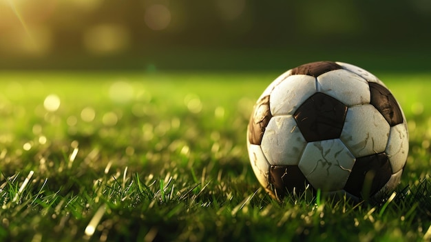 soccer advertisment background with copy space