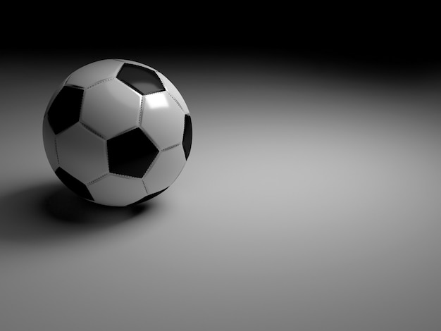 Soccer ball , 3d rendering