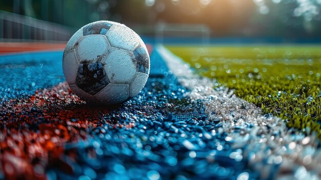 Soccer Ball on Field