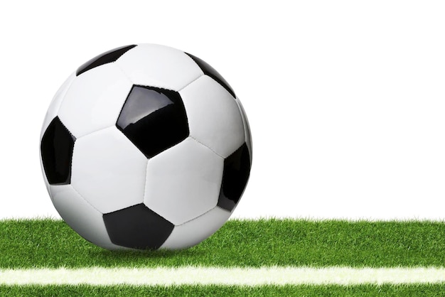 soccer ball on grass