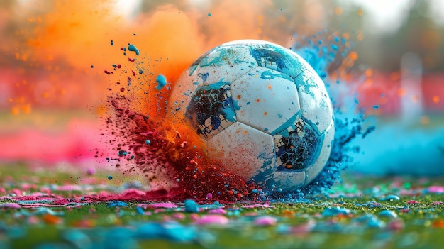 Soccer Ball on the Ground