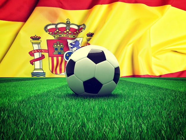 Soccer ball spain