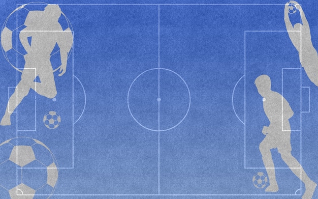 サッカーコート球技デザイン