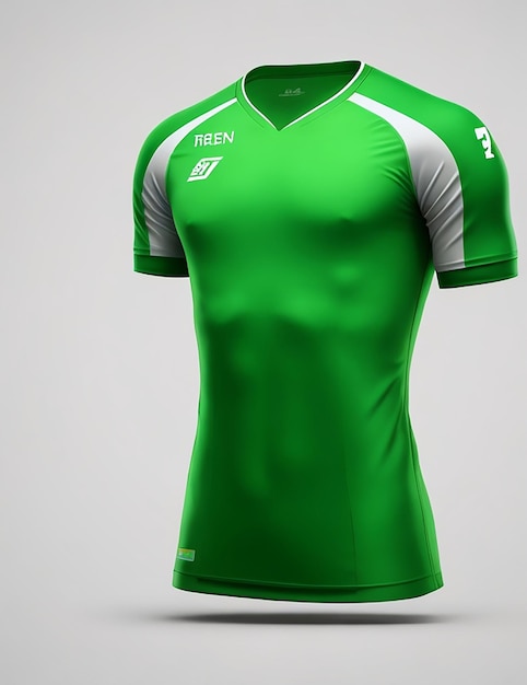 Soccer jersey mockup for football club generated by AI