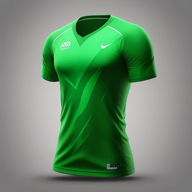Soccer jersey mockup for football club generated by AI