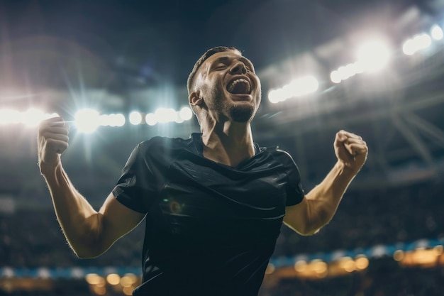 soccer player celebration