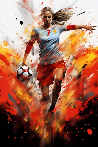 a soccer player with a red jersey and the number 1 on his shirt