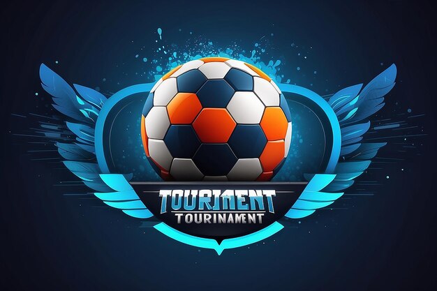 Soccer tournament modern sport vector design