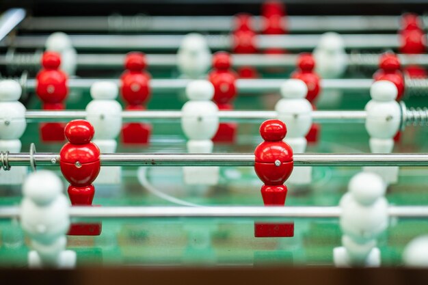 Photo soccor table football game entertainment sport team