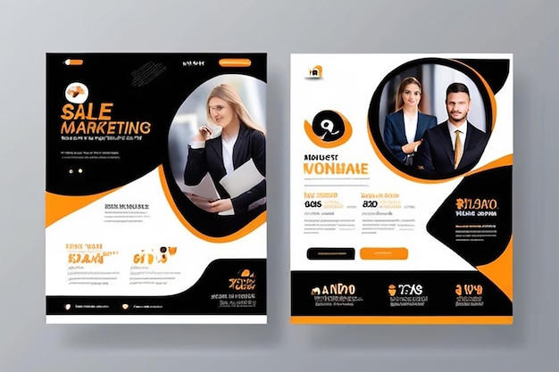 Sociaal media sjabloon bedrijfsbureau voor digitale marketing en verkooppromotie van bedrijven