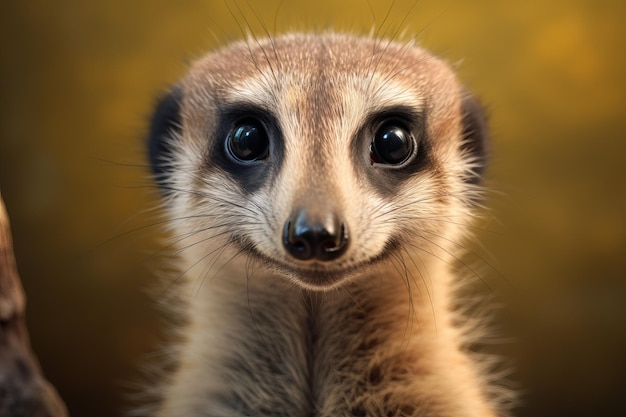 Sociable Meerkat animal Generate Ai