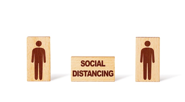 social distancing concept