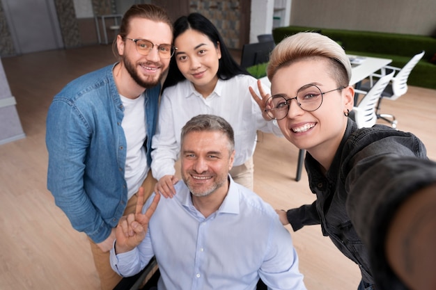 Foto integrazione sociale del gruppo di lavoro