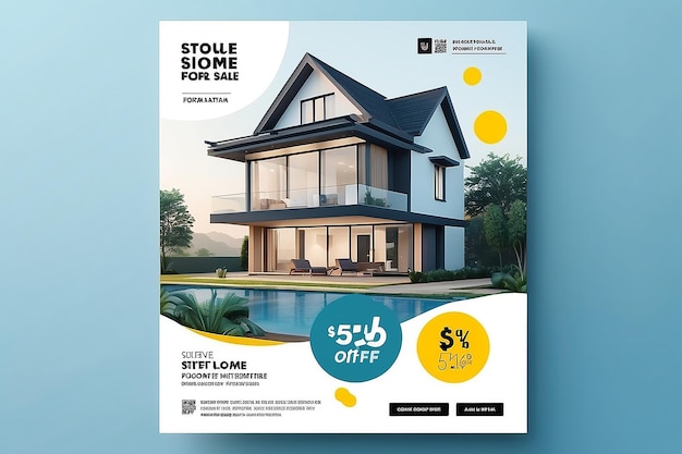 social media ad post for offer sale location shape home features sale