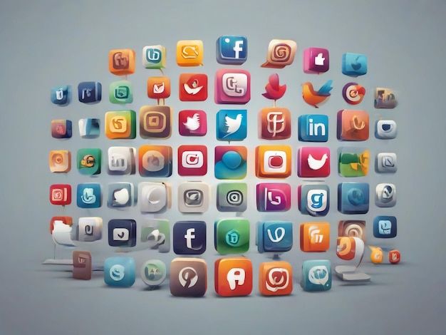 social media icons social media logo 3d facebook instagram youtube whatsapp twitter icon 3d