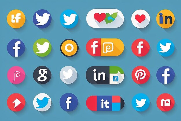 Photo social media icons