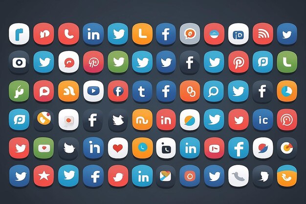 Photo social media icons