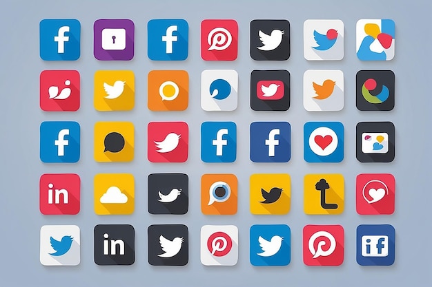 Photo social media icons