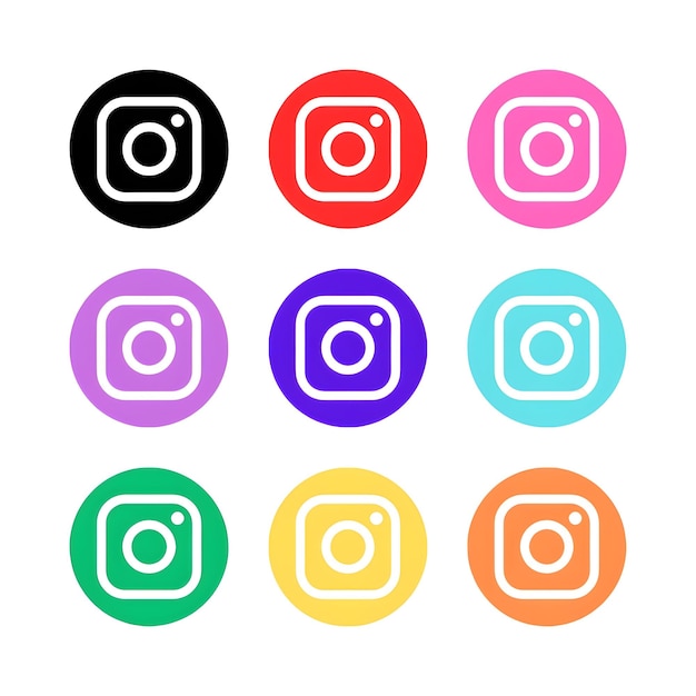 Photo social media icons