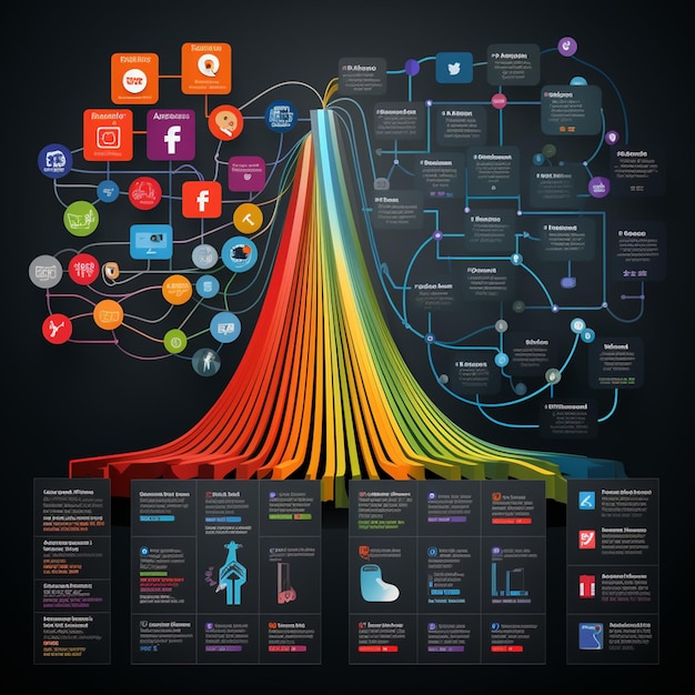 Инфографика социальных сетей