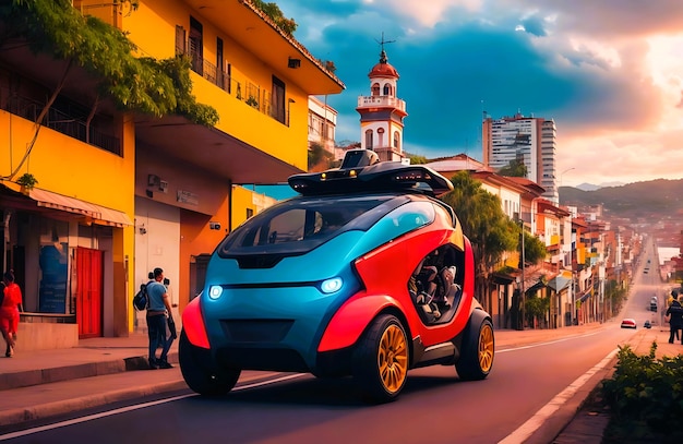 The societal implications the energy of autonomous vehicles and their adoption in Colombian cities