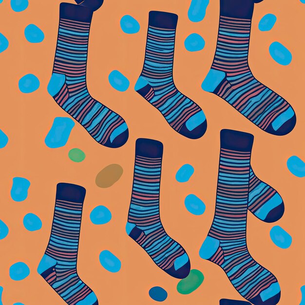 Photo socks ai generative