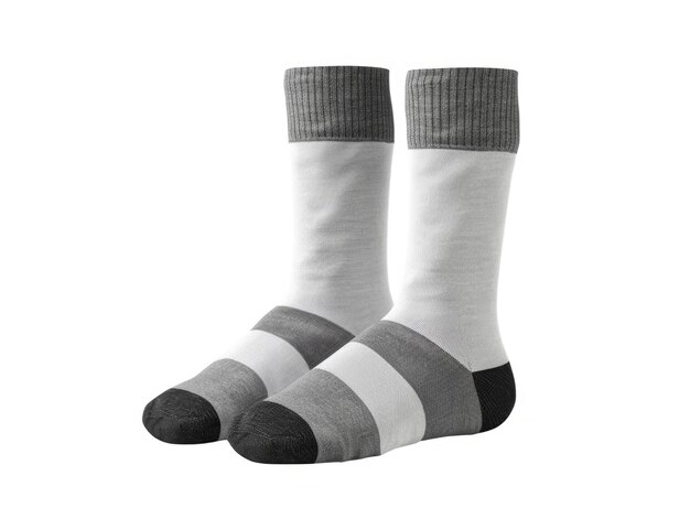 Socks on isolated White background