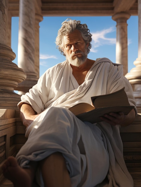 Фото Сократ древнегреческий философ учитель мыслитель древняя греция учителя писатель афины антиквариат