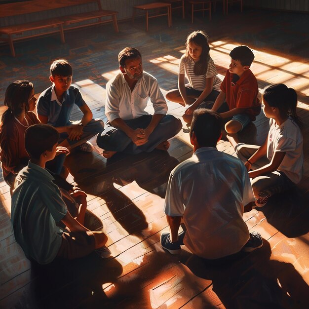 Photo socratic circle dialogue