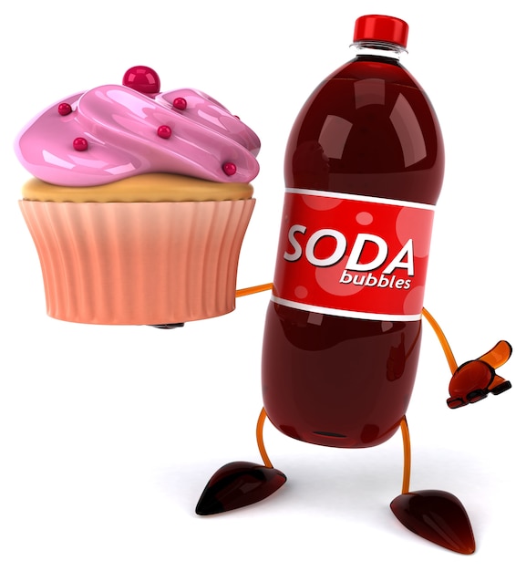 Soda 3d character