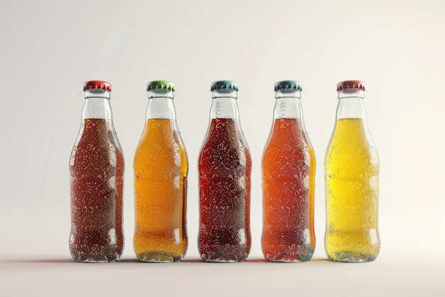 Foto bottiglia di soda per 4 pacchetti bottiglie di soda per 5 pacchetti