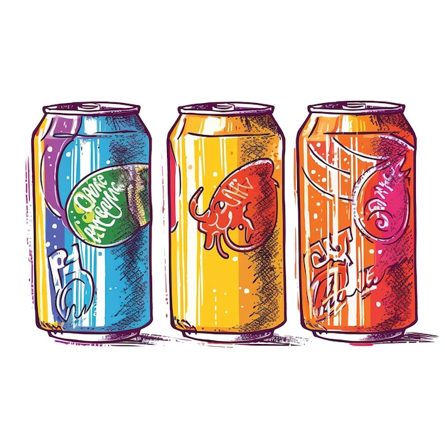 Photo soda aluminum can mockup