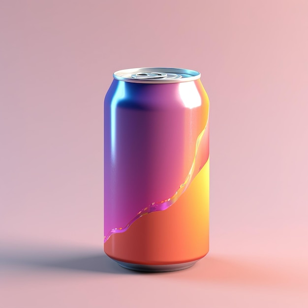 Soda Aluminum Can Mockup