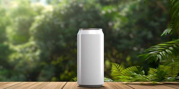 Soda can mockup Generative AI