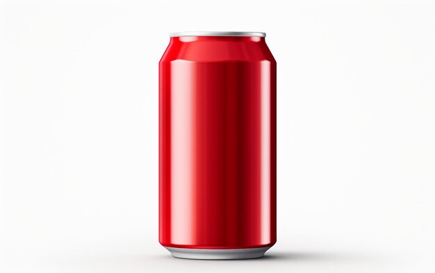 Soda Can Tin with Copy Space for Advertising