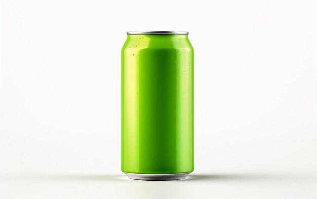 Soda Can Tin with Copy Space for Advertising