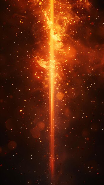 Световые вспышки натриевого пара с вспышками низкого давления и оранжевой светящейся текстурой Y2K Collage Light Art