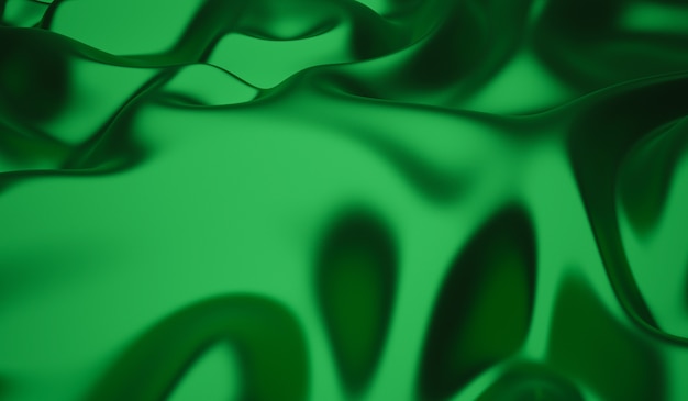 Soepele elegante groene zijde of satijn textuur kan als achtergrond worden gebruikt
