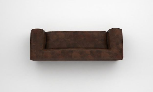 Sofa bank meubels 3D-rendering