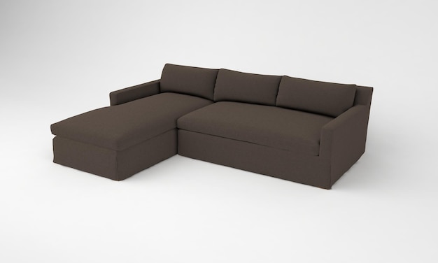 Sofa bank meubels 3D-rendering